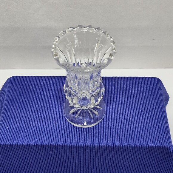 Crystal Clear Industries 24% Lead Crystal Bud Vase by Fairfield Yugoslavia 1960s - Picture 2 of 7